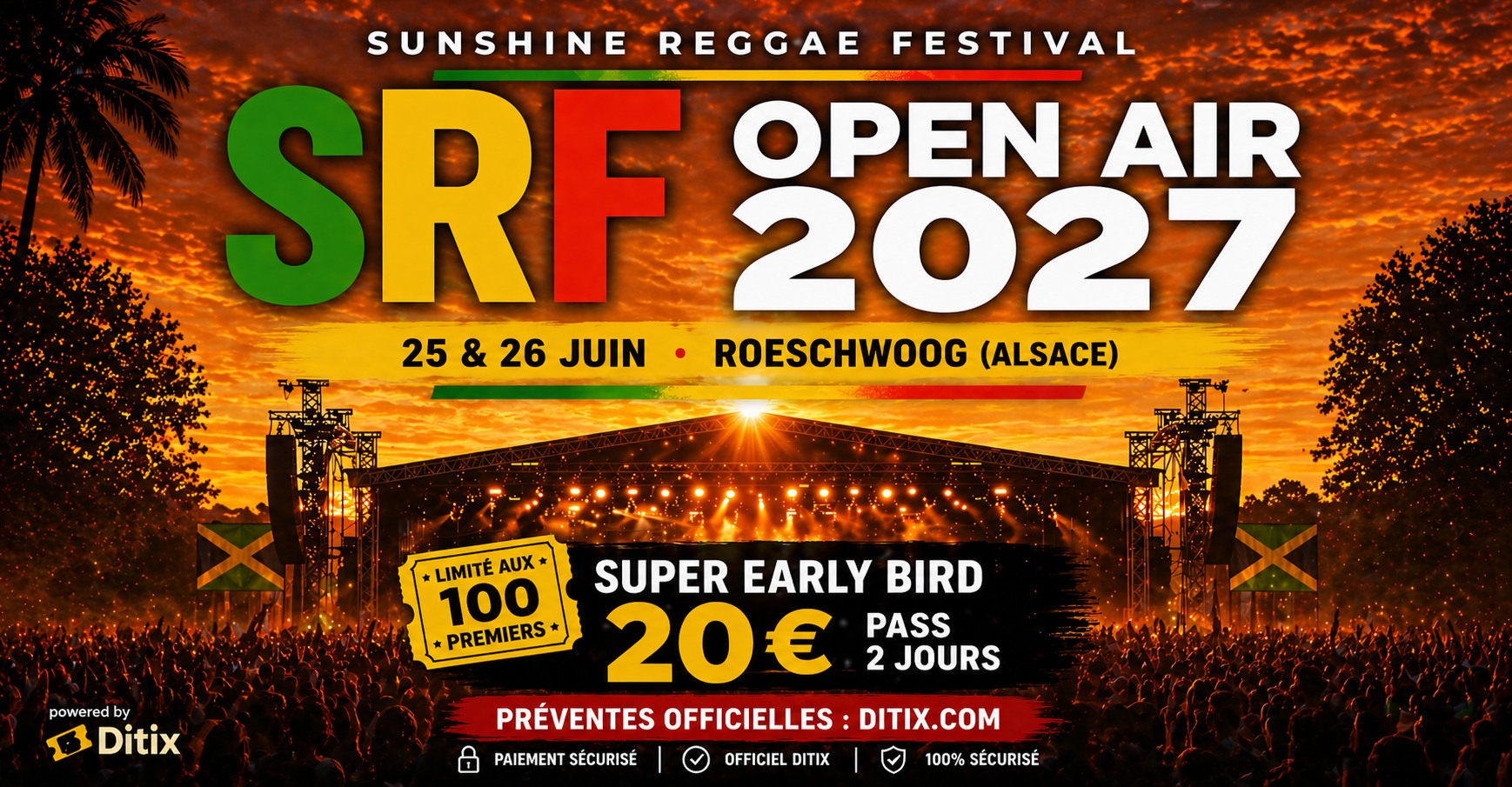 Sunshine Reggae Festival - Open Air 2027 Sunshine Reggae Festival - Open Air 2027