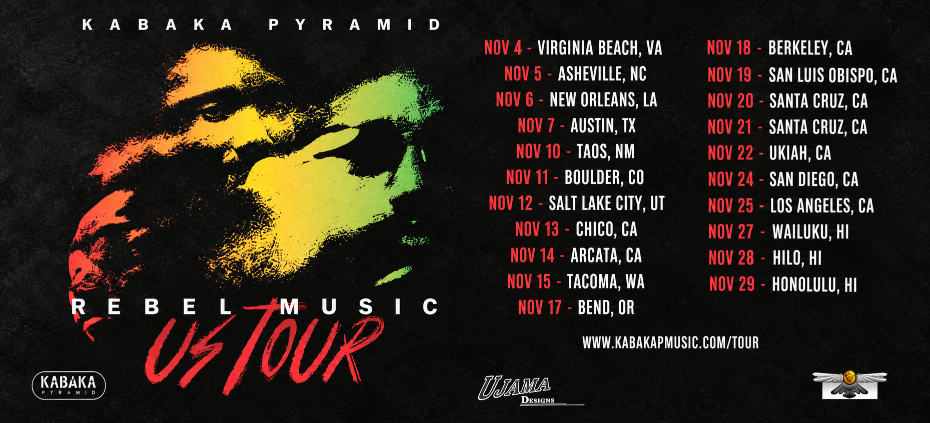 KABAKA PYRAMID TOUR FALL 2026 KABAKA PYRAMID TOUR FALL 2026