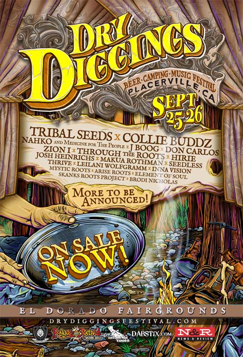 Dry Diggings Festival To Feature Reggae Music, Beer, Camping Reggae