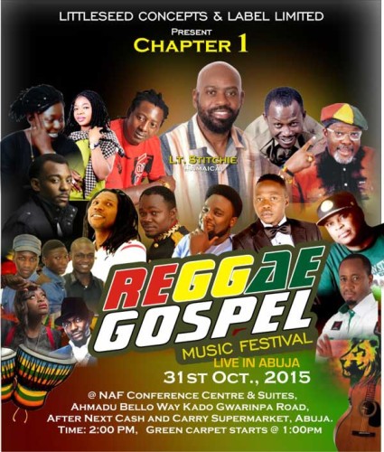 Read more about the article Nigeria’s Reggae Gospel Music Festival Set For October 31st