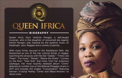 Read more about the article Queen Ifrica Now Booking Worldwide  Spring 2019