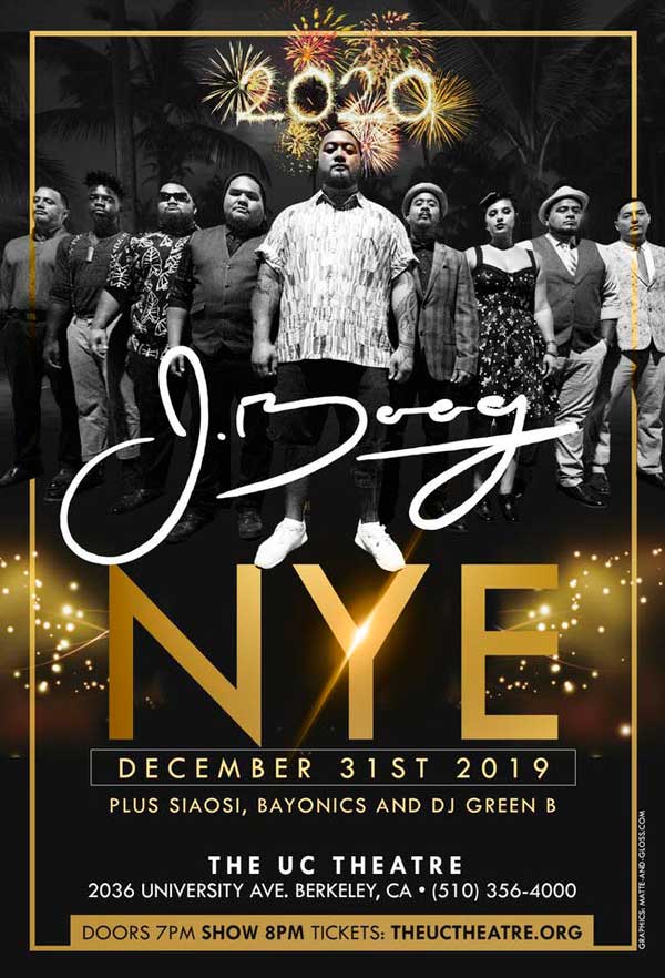Read more about the article Berkeley, CA — New Year’s Eve Party J Boog
