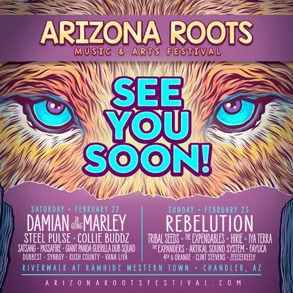 Arizona Roots THIS WEEKEND Reggae Festival Guide Magazine and Online