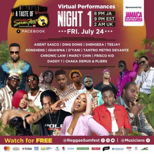Read more about the article A TASTE OF REGGAE SUMFEST 2020 VIRTUAL FESTIVAL Streaming Live this weekend!