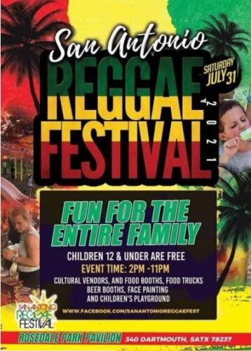 Read more about the article THE SAN ANTONIO REGGAE FEST 2021 July 31, 2021