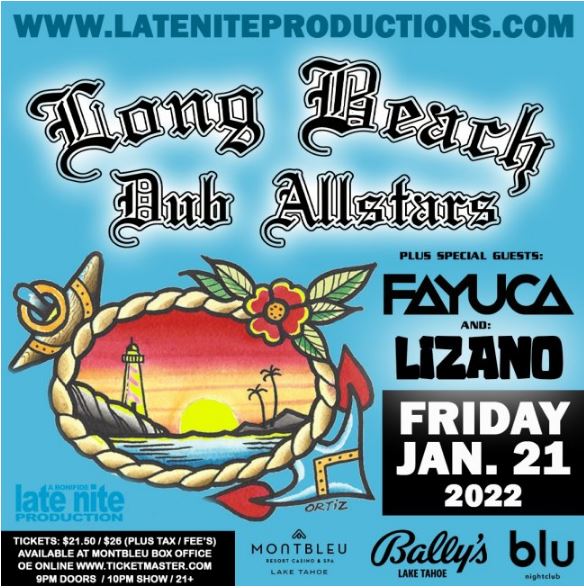 Read more about the article Friday, January 21, 2022  “Long Beach Invasion w/ Original Members of Sublime”