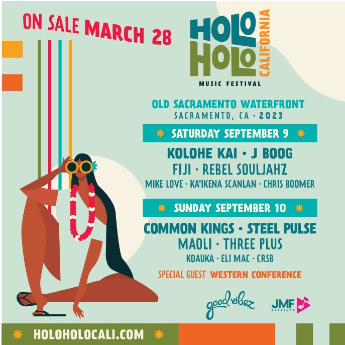 Incredible lineup for the Inaugural Holo Holo Sacramento Reggae