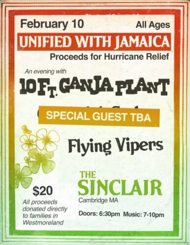 Read more about the article BOSTON, MA – February 10, 2026 – UNIFIED WITH JAMAICA – Hurricane Relief Concert