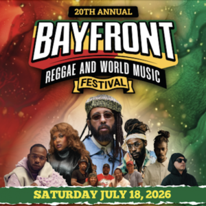 The 20th Annual Bayfront Reggae & World Music Festival will be held on Saturday, July 18th, 2026, at 2 pm at Bayfront Festival Park in Duluth, Minnesota.