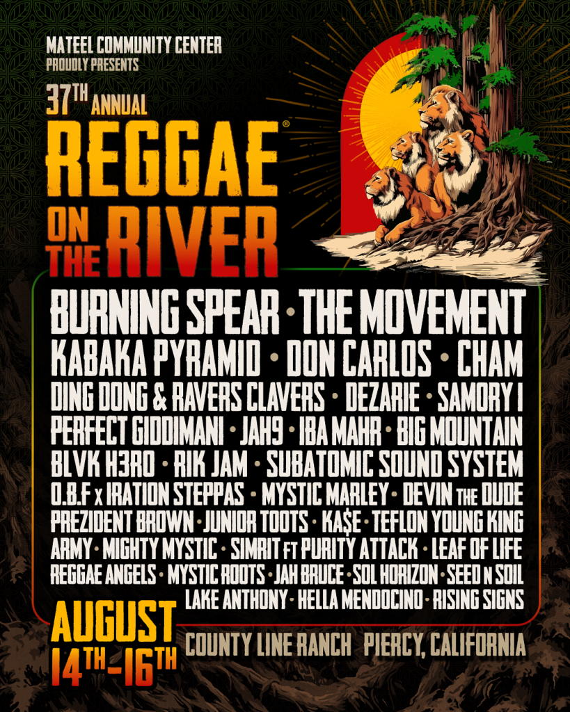 Reggae on the River on the Eel River in Southern Humboldt in Northern California