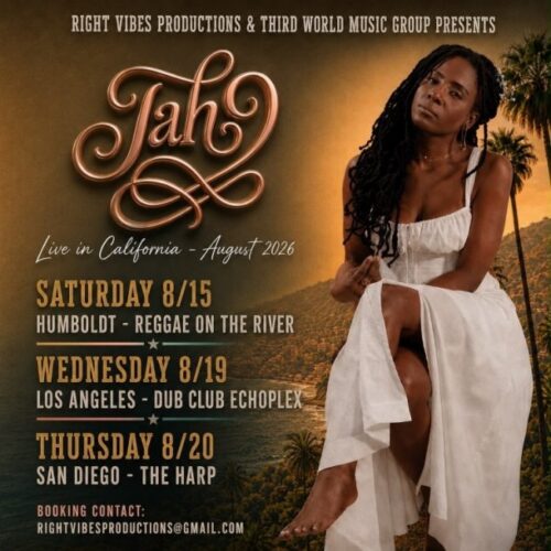 Read more about the article International Jamaican reggae sensation JAH9 Coming to California in August